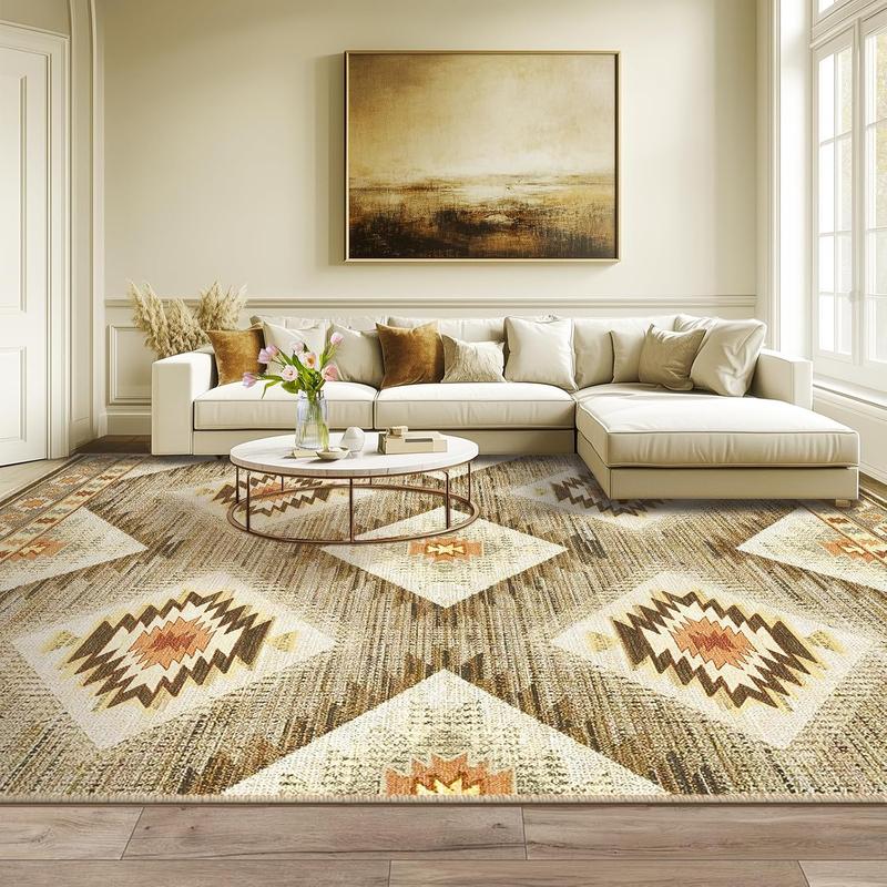 Vintage Moroccan long rug, washable